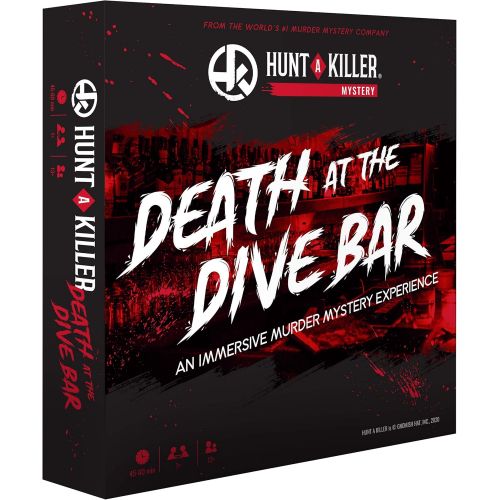  [아마존베스트]Hunt A Killer Death at The Dive Bar, Immersive Murder Mystery Game -Take on the Unsolved Case as an Independent Challenge, for Date Night or with Family & Friends as Detectives for