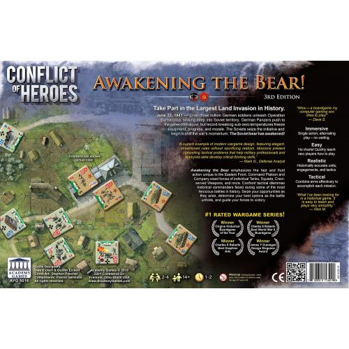 아카데미 [아마존베스트]Academy Games Conflict of Heroes Awakening The Bear 3Rd Edition