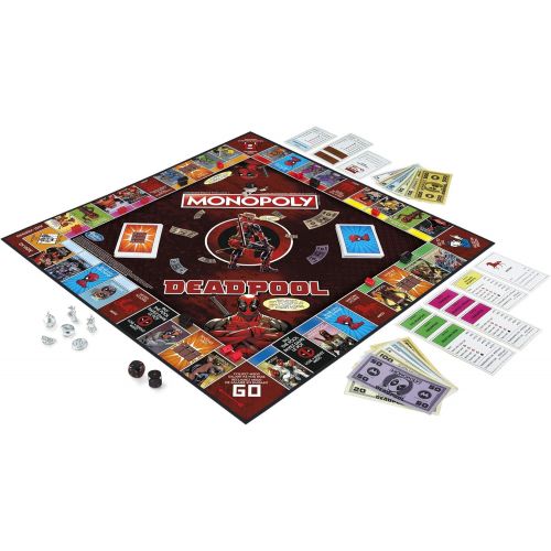 모노폴리 Hasbro Gaming Monopoly Game: Marvel Deadpool Edition