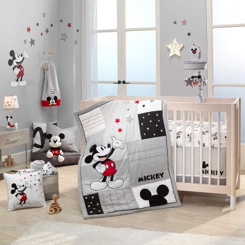  Lambs & Ivy Disney Baby Magical Mickey Mouse Wall Decals Gray/Red
