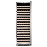 Whynter BWR-1662SD 166 Bottle Built-in Compressor Wine Refrigerator Rack and LED Display, Stainless-Steel, One Size,