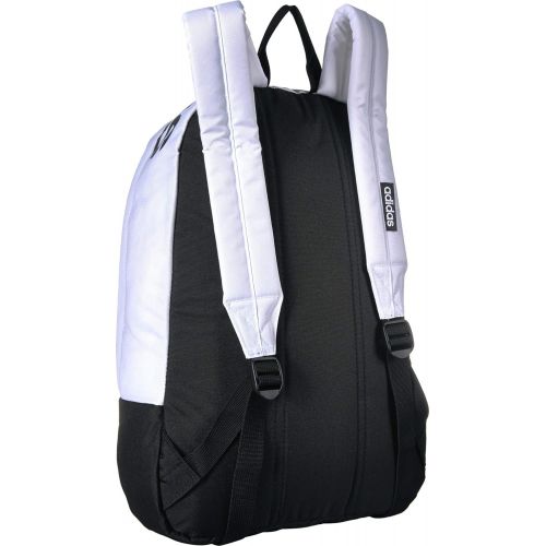 아디다스 adidas unisex-adult Court Lite Backpack, White/Black, One Size