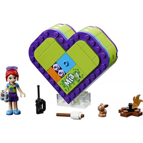  LEGO Friends Mia’s Heart Box 41358 Building Kit (83 Pieces) (Discontinued by Manufacturer)