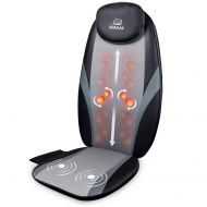 SNAILAX Shiatsu Back Massager with Heat - Gel Massage Nodes, Deep Kneading Massage Chair Pad Seat Massager Massage Cushion for for Home Office Chair use