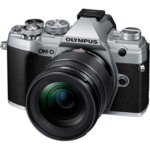  Olympus OM-D E-M5 Mark III Silver Body with Black M.Zuiko Digital ED 12-45mm F4.0 PRO Lens Kit