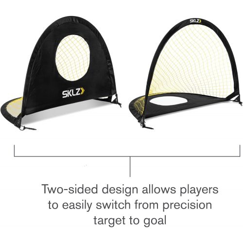 스킬즈 SKLZ 2-in-1 Precision Pop-Up Soccer Goal and Target Trainer