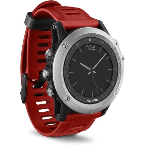  [무료배송] 2일배송 / 가민 페닉스 3 GPS 워치 레드(refurbished) [본체실버 + 줄 레드] Garmin Fenix 3 GPS Watch Red (refurbished)