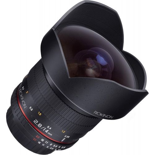  [아마존베스트]Rokinon FE14M-C 14mm F2.8 Ultra Wide Lens for Canon (Black)