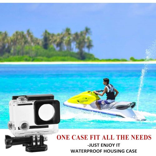  [아마존베스트]Ksmiley Waterproof Case Protective Housing for GoPro Hero 4, Hero 3+, Hero3 Outside Sport Camera for Underwater Photography - Water Resistant up to 147ft (45m)