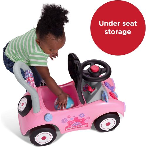  [아마존베스트]Radio Flyer Creativity Car, Sit to Stand Toddler Ride On Toy, Ages 1-3