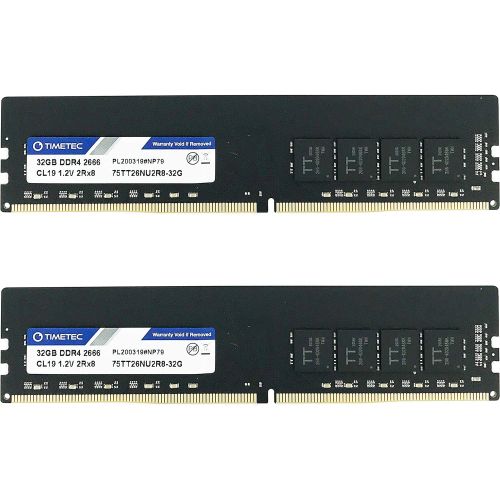  Timetec Hynix IC 8GB DDR4 2666MHz PC4-21300 Unbuffered Non-ECC 1.2V CL19 1Rx8 Single Rank 288 Pin UDIMM Desktop Memory RAM Module Upgrade (8GB)