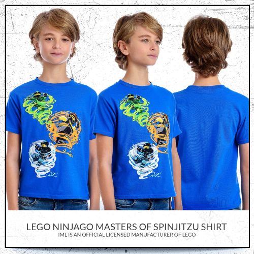  LEGO Ninjago Masters of Spinjitzu Boys Short Sleeve T-Shirt