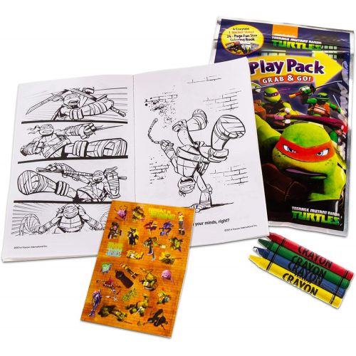  Bendon Set Of 15 Teenage Mutant Ninja Turtles Play Packs Fun Party Favors Coloring Book Crayons Stickers