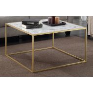 Convenience Concepts Gold Coast Faux Marble Coffee Table
