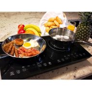 Evergreen Home 1800W Digital Induction Cooker Cooktop | Portable Countertop Burner-Easy To Clean