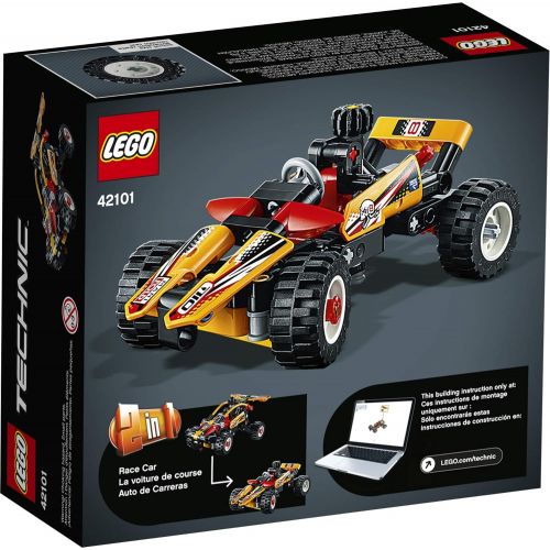  LEGO Technic Buggy 42101 Dune Buggy Toy Building Kit, Great Gift for Kids Who Love Racing Toys, New 2020 (117 Pieces)