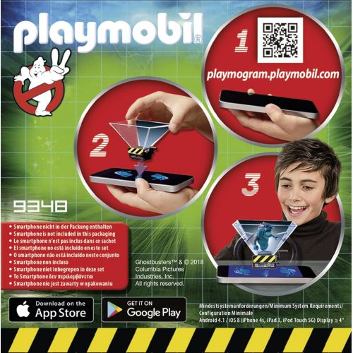 플레이모빌 PLAYMOBIL Ghostbusters II Raymond Stantz Playmogram 3D Figure