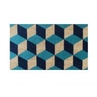 A1 Home Collections A1HOME200069 Geometric Blocks Pattern Decorative Door Mat