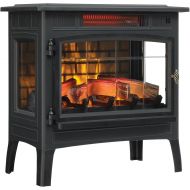 [아마존베스트]Duraflame 3D Infrared Electric Fireplace Stove with Remote Control - Portable Indoor Space Heater - DFI-5010 (Black)