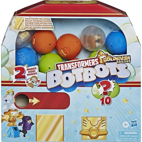 트랜스포머 Transformers Toys BotBots Series 4 Surprise Unboxing: Gumball Machine - 5 Figures, 4 Stickers, 1 Rare Gold Figure - for Kids Ages 5 and Up by Hasbro