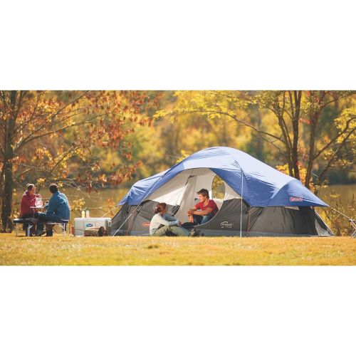 콜맨 콜맨Coleman 8-Person Tent for Camping | Red Canyon Car Camping Tent