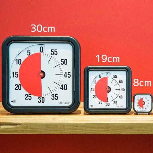  [무료배송]Time Timer Original 3 inch Visual Timer, A 60 Minute Countdown Timer for Kids Classrooms, Meetings, Kitchen Timer, Adults Office and Homeschooling Tool with Silent Operation (Black