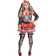 amscan Adult Day of The Dead Senorita Costume - Plus XXL (18-20)