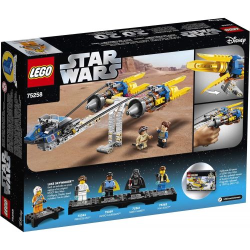  LEGO Star Wars: The Phantom Menace Anakin’s Podracer  20th Anniversary Edition 75258 Building Kit (279 Pieces)
