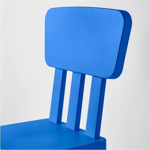 이케아 [아마존베스트]Ikea Mammut Kids Indoor/Outdoor Childrens Chair, Blue Color - 1 Pack