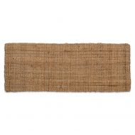 J&M Home Fashions Neutral Eco-Friendly Sturdy Rolled Natural Indoor/Outdoor Jute Rug, 22x60, Reversible for double the wear-Gold
