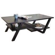 HOMES: Inside + Out ioHOMES Finley Rectangular Coffee Table, Black