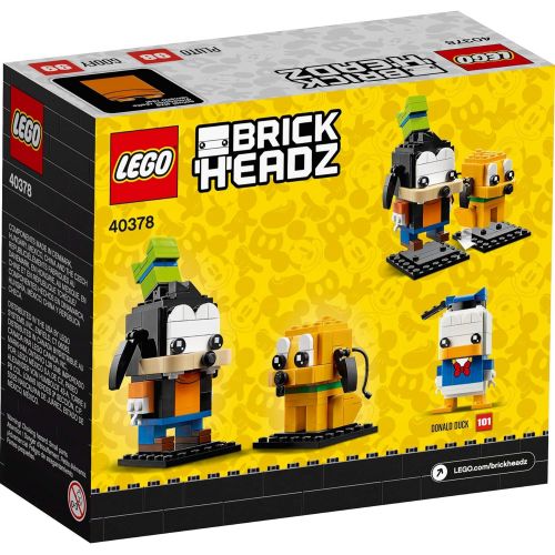  LEGO Disney Brick Headz Pluto Goofy Set 40378