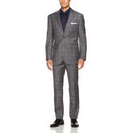 VINCE CAMUTO Mens Slim Fit 100% Wool Plaid Suit