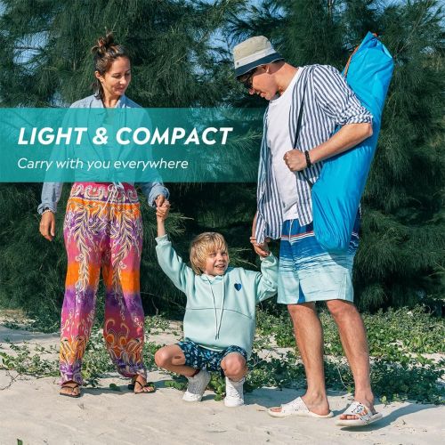  [아마존베스트]OutdoorMaster Pop Up 3-4 Person Beach Tent X-Large - Easy Setup, Portable Beach Shade Canopy Folding Sun Shelter with UPF 50+ UV Protection Removable Skylight Family Size