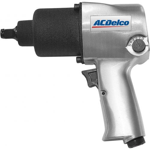  [아마존베스트]ACDelco Tools ACDelco ANI405A Heavy Duty Twin Hammer ½” 500 ft-lbs. 5-Speed Pneumatic Impact Wrench Tool Kit