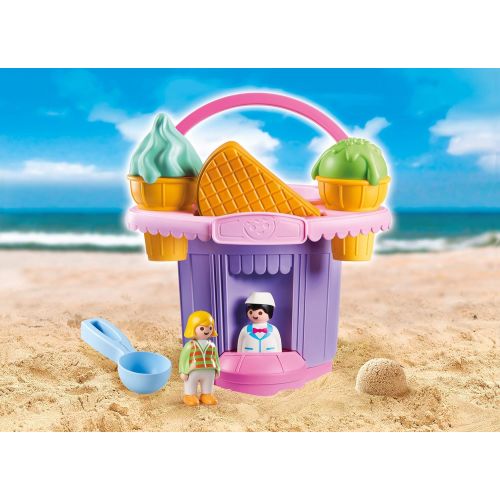 플레이모빌 PLAYMOBIL Ice Cream Shop Sand Bucket