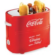 [아마존베스트]Nostalgia HDT600COKE Coca-Cola Pop-Up 2 Hot Dog and Bun Toaster, With Mini Tongs, Works With Chicken, Turkey, Veggie Links, Sausages and Brats, Red
