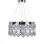 Diamond Life Chrome Finish Modern Crystal Chandelier, Pendant Hanging or Flush Mount Ceiling Lighting Fixture, #165