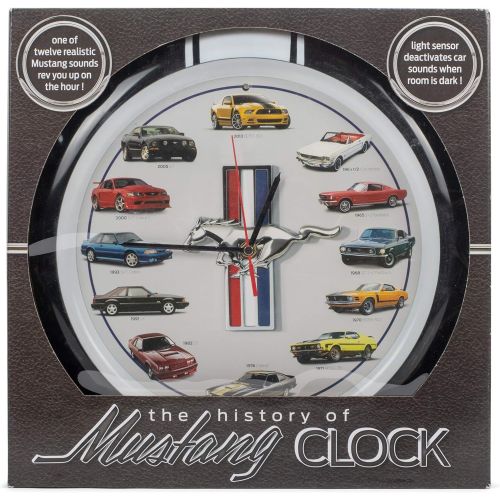  Mark Feldstein History of Mustang Clock, 13-Inch