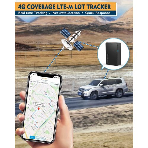 [아마존베스트]ABLEGRID 4G LTE GPS Tracker for Vehicles, 10000mAh Real-time GPS Tracking Device Small Hidden GPS Locator 4G IOT for Vehicle, Car, Personal, Equipment w/Global SIM Card