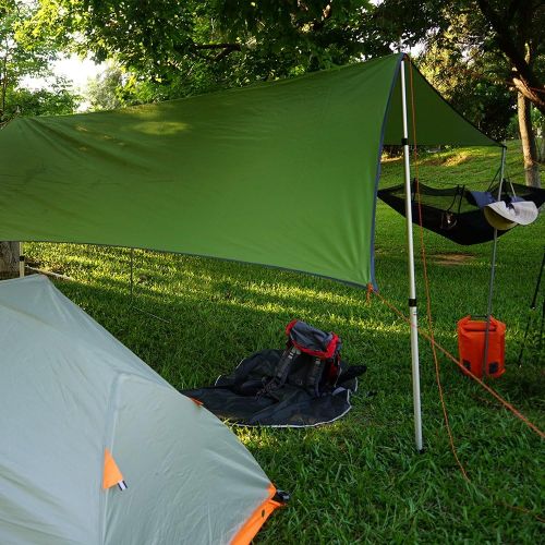  ANYOO Camping Tarp Shelter Lightweight Hammock Rain Fly Waterproof Durable Portable Compact for Fishing Beach Picnic