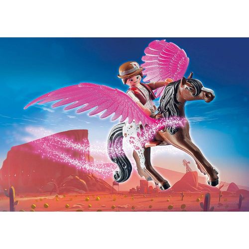 플레이모빌 PLAYMOBIL The Movie Marla & Del with Flying Horse