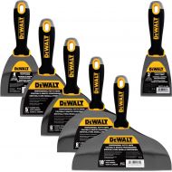 DEWALT DELUXE Carbon Steel Putty Knife Set | 4/5/6/8/10-Inch + 3-Inch Included for FREE | Soft Grip Handles | DXTT-3-149