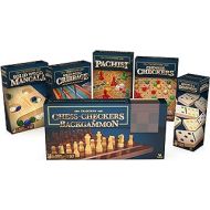 Spin Master Games Classic Board Games 6-Pack Bundle, for Adults, Families, and Kids Ages 6 and up