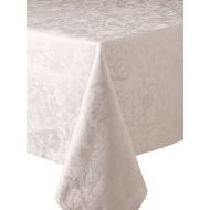 Garnier-Thiebaut Garnier Thiebaut Mille Charmes Tablecloth, 71 by 98, Taupe, 100% two-ply twisted cotton, Made in France