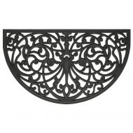 Achim Home Furnishings WRM1830IW6 Ironworks Wrought Iron Rubber Door Mat, 18 by 30