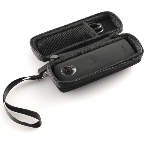  Hard CASE fits Ricoh Theta (All Models) Digital Camera. with mesh Pocket. by Caseling