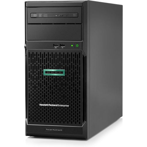  Hewlett Packard Enterprise HPE ProLiant ML30 G10 4U Tower Server - 1 x Xeon E-2224-8 GB RAM HDD SSD - Serial ATA/600 Control