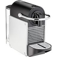DeLonghi Nespresso EN 124 EN124.S capsule machine Pixie 1260 W side walls aluminum made of recycled capsules, silver