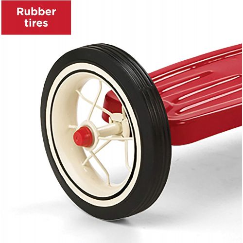  [아마존베스트]Radio Flyer Classic Tricycle with Push Handle, Red